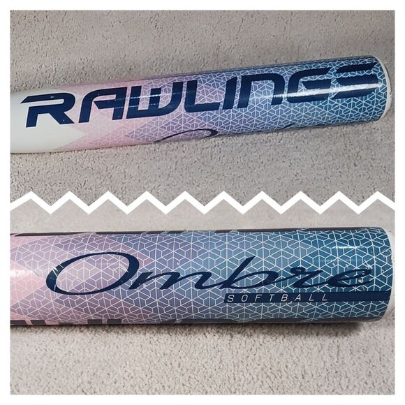 Rawlings Ombre Softball Bat FP8011 2.25" Diameter Very Good Condition White - Picture 1 of 9